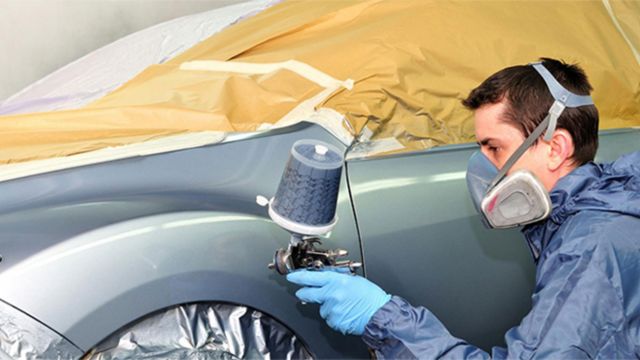 cách pha sơn xe ô tô