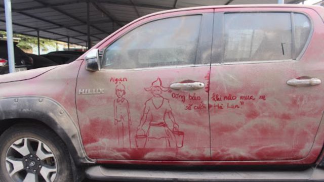 nguyên nhân gây hại sơn xe ô tô