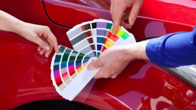 thủ tục đổi màu sơn xe ô tô